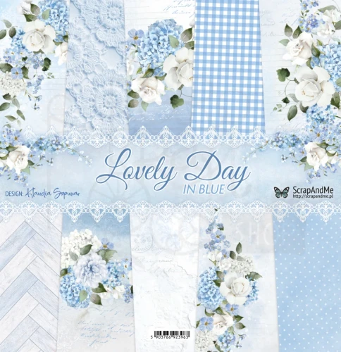 Papier do scrapbookingu 30x30 Lovely Day IN BLUE - okładka ScrapAndMe