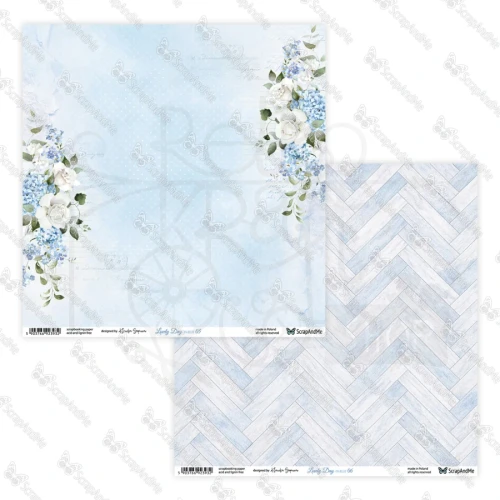 Papier do scrapbookingu 30x30 Lovely Day IN BLUE 05/06 ScrapAndMe