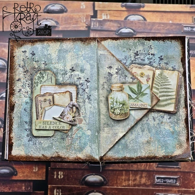 Notes Dina Wakley Media Journal 26x20cm 54 strony MDJ54726 Ranger
