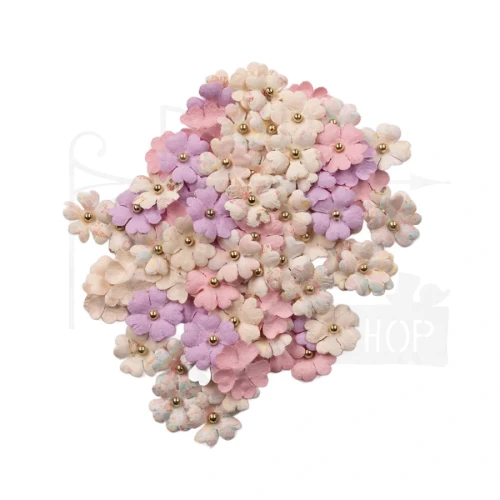 Kwiaty kwiatki papierowe Sweet Spring Sweet Raindrops 90szt 982256 Prima
