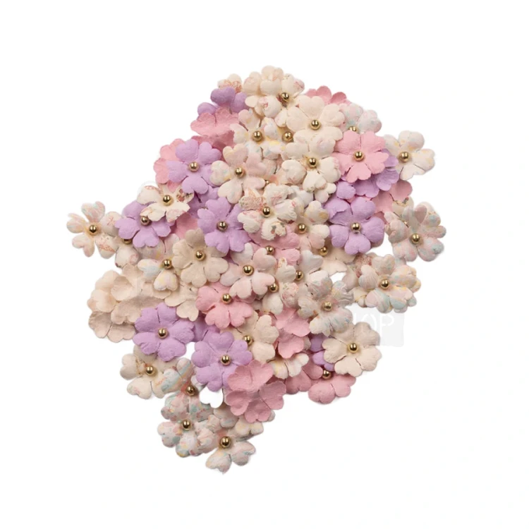 Kwiaty kwiatki papierowe Sweet Spring Sweet Raindrops 90szt 982256 Prima