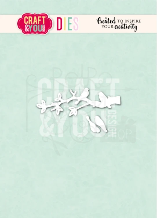 Wykrojniki Ptaszki na gałęzi CW406 Craft&amp;You Design