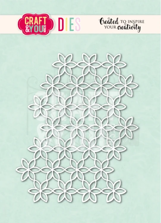 Wykrojniki Tło kwiatki CW405 Craft&amp;You Design