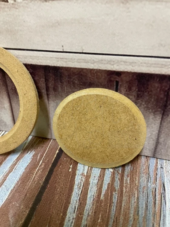 Zestaw Ramka frezowana i owal 9.2x8cm HDF D00322 Dekor Wood