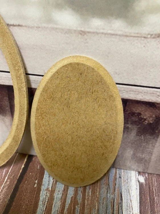 Zestaw Ramka frezowana i owal 11.8x7.9cm HDF D00203 Dekor Wood