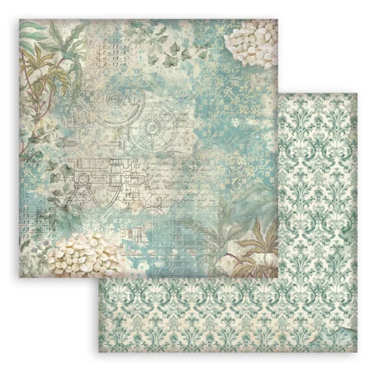 Zestaw papierów do scrapbookingu 20x20 Gardens Of Time Tła SBBS142 Stamperia