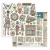 Zestaw papierów do scrapbookingu 20x20 Gardens Of Time SBBS141 Stamperia