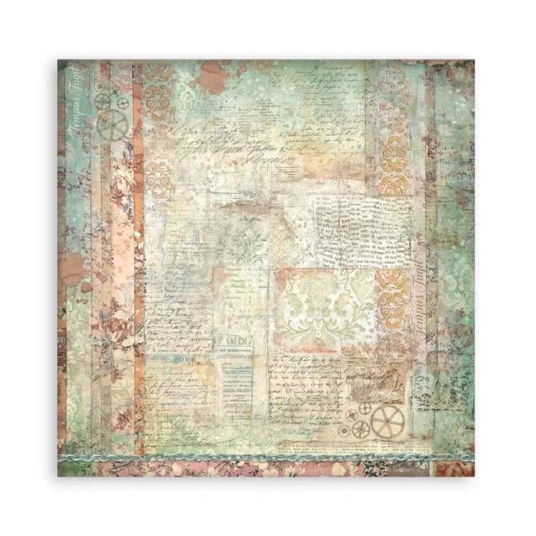 Zestaw papierów jednostronnych do scrapbookingu 20x20 Gardens Of Time SBBSXB24 Stamperia