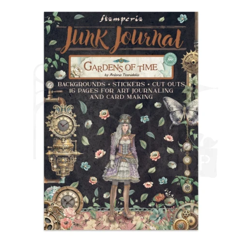 Junk Journal A4 Gardens Of Time SBJK17 Stamperia