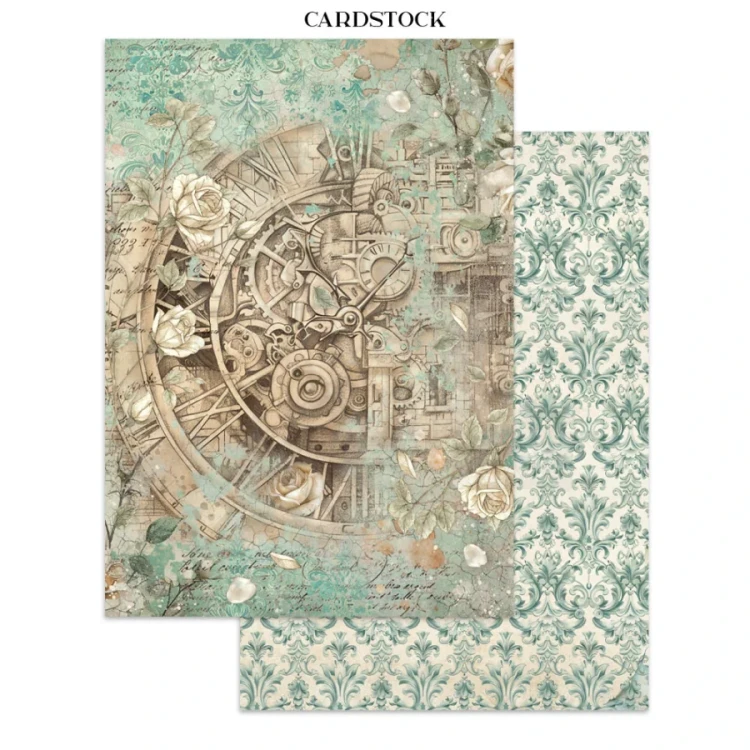 Junk Journal A4 Gardens Of Time SBJK17 Stamperia