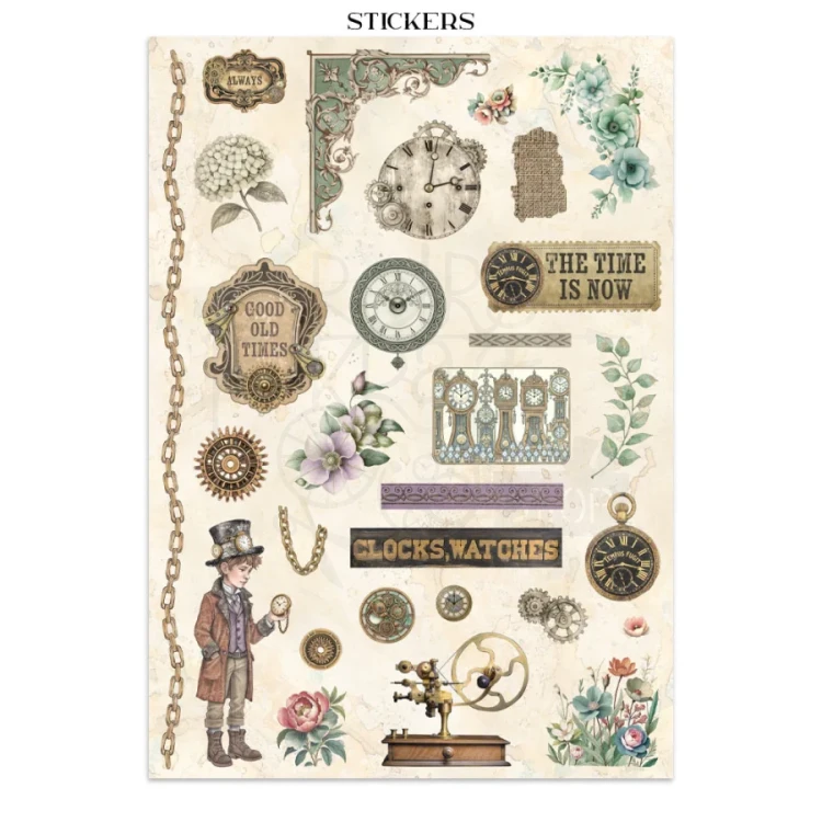 Junk Journal A4 Gardens Of Time SBJK17 Stamperia