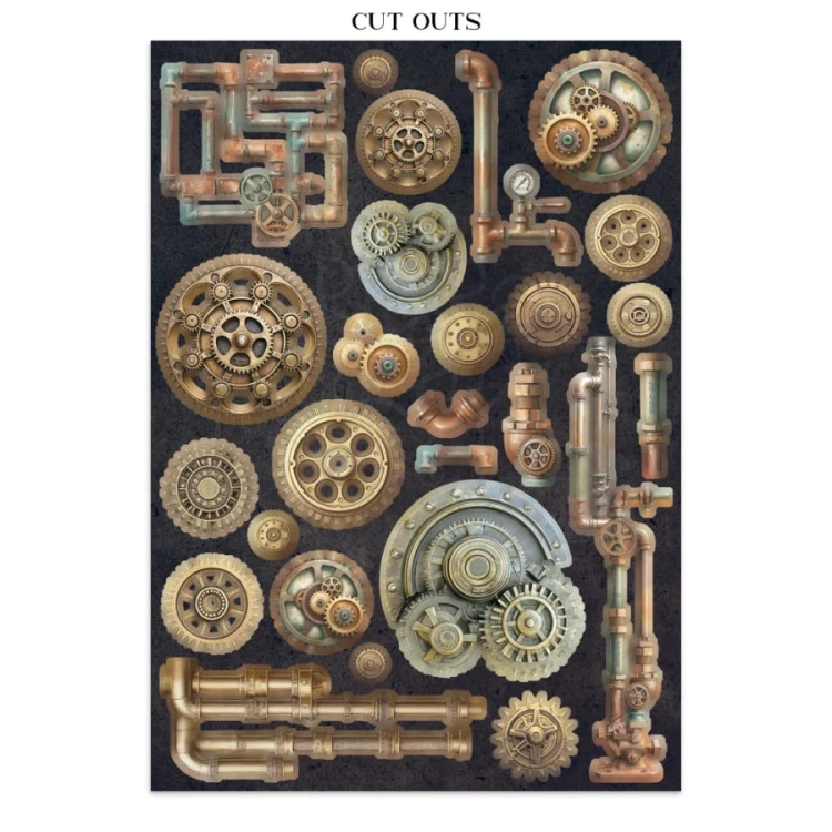 Junk Journal A4 Gardens Of Time SBJK17 Stamperia