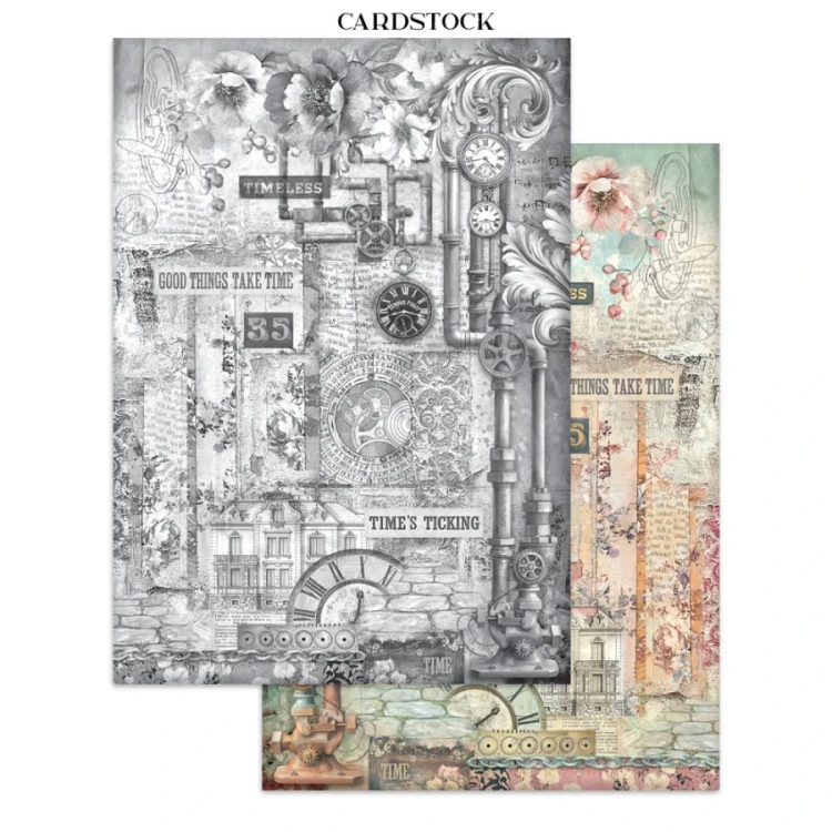 Junk Journal A4 Gardens Of Time SBJK17 Stamperia