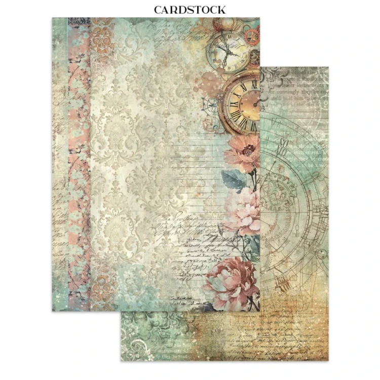 Junk Journal A4 Gardens Of Time SBJK17 Stamperia