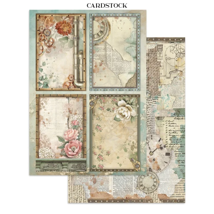 Junk Journal A4 Gardens Of Time SBJK17 Stamperia