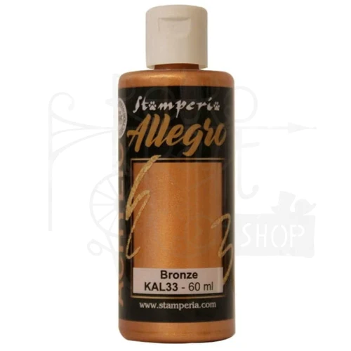 Farba akrylowa Allegro Bronze KAL33 Stamperia