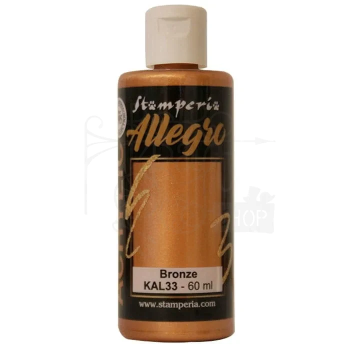Farba akrylowa Allegro Bronze KAL33 Stamperia
