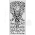 Szablon maska 12x25cm Gardens Of Time Zegar i pismo KSTDL157 Stamperia