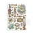 Papier washi A5 Gardens Of Time 8 arkuszy SBW32 Stamperia