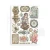 Papier washi A5 Gardens Of Time 8 arkuszy SBW32 Stamperia