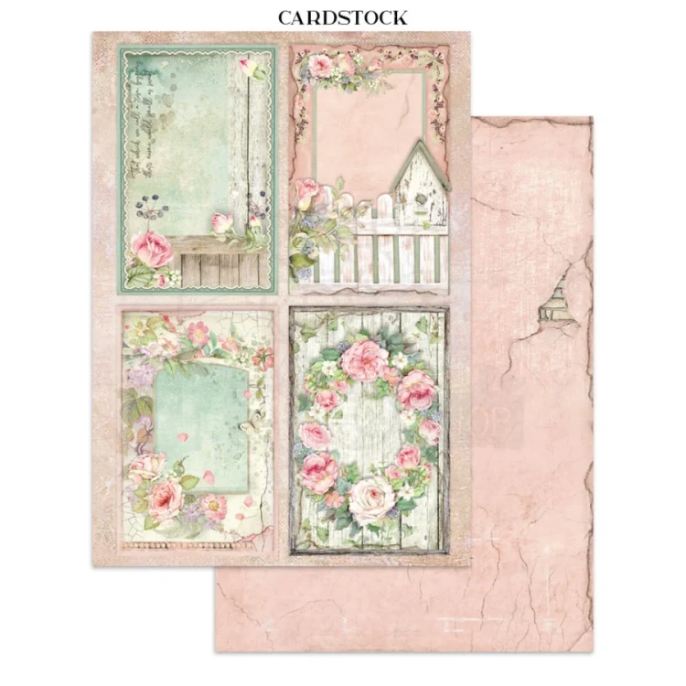 Junk Journal A4 House Of Roses SBJK19 Stamperia