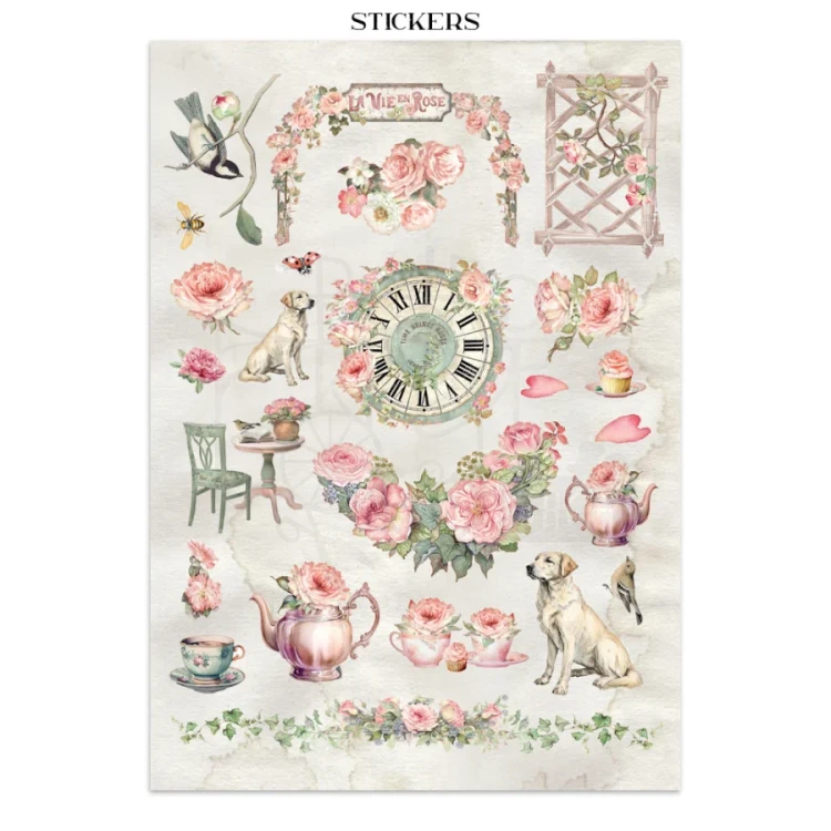 Junk Journal A4 House Of Roses SBJK19 Stamperia