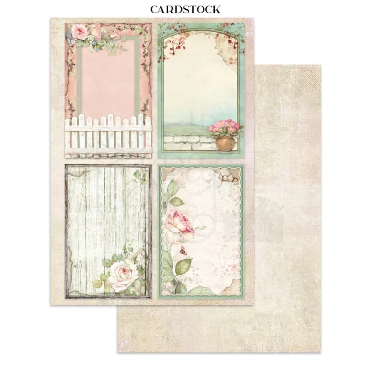 Junk Journal A4 House Of Roses SBJK19 Stamperia