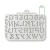 Foremka silikonowa Twig Alphabet by Katy Sue DM0070-CS Cosmic Shimer