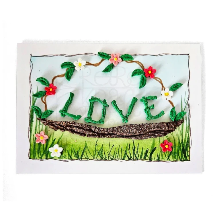 Foremka silikonowa Twig Alphabet by Katy Sue DM0070-CS Cosmic Shimer