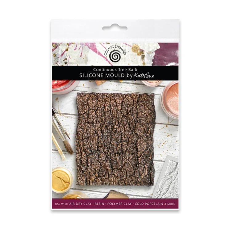 Foremka silikonowa Continuous Tree Bark by Katy Sue DM0048-CS Cosmic Shimer