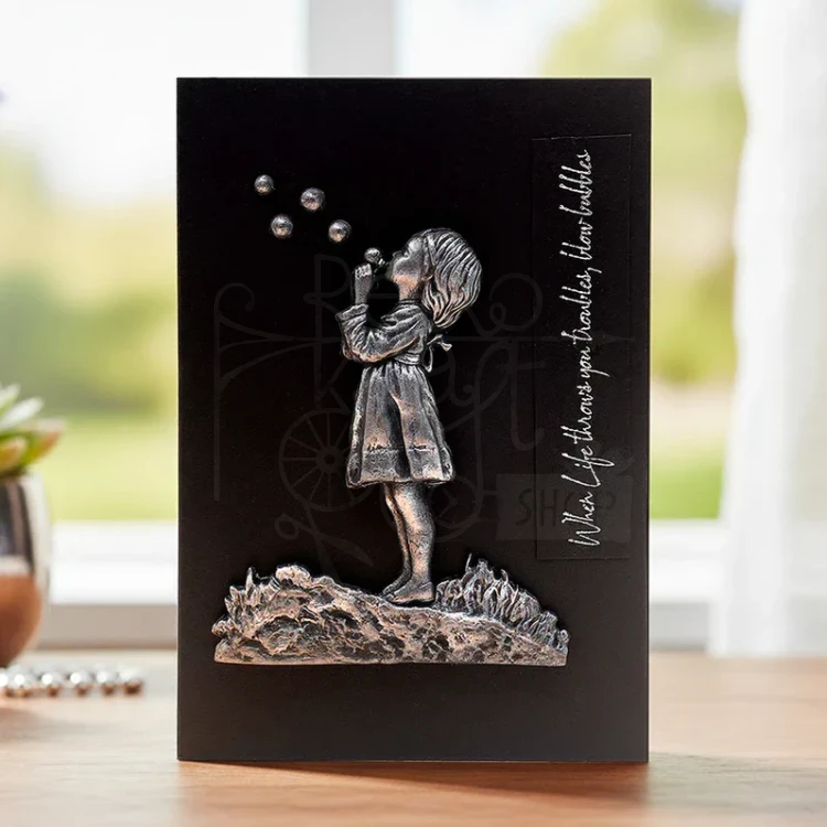 Foremka silikonowa Blowing Bubbles by Andy Skinner CF0071-CS Cosmic Shimer