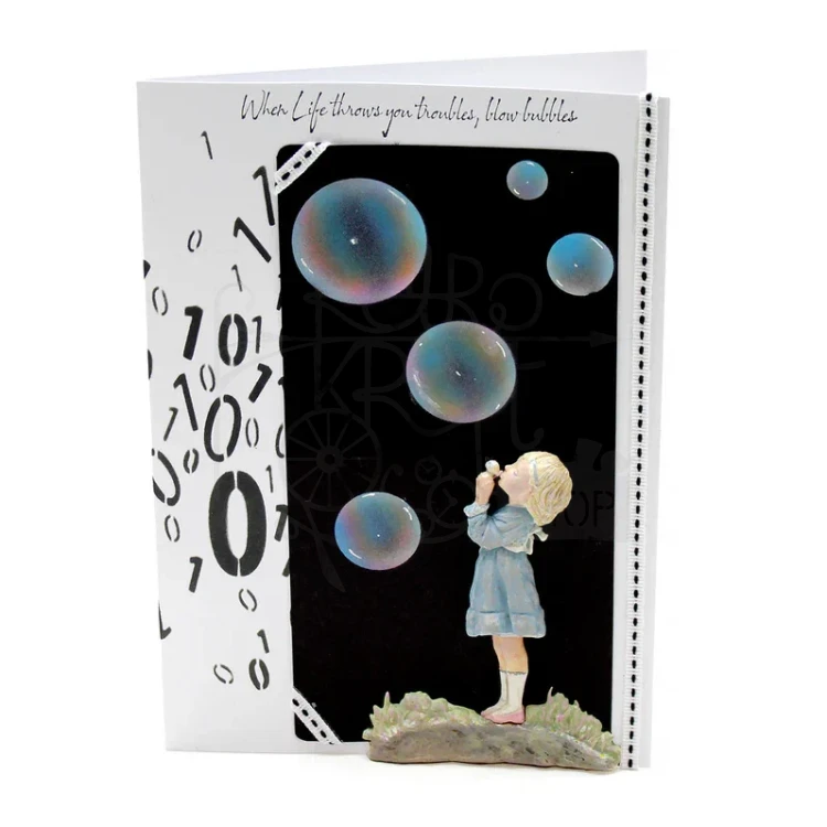 Foremka silikonowa Blowing Bubbles by Andy Skinner CF0071-CS Cosmic Shimer