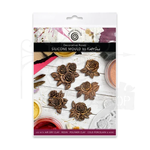 Foremka silikonowa Decorative Roses by Katy Sue CE0149-CS Cosmic Shimer