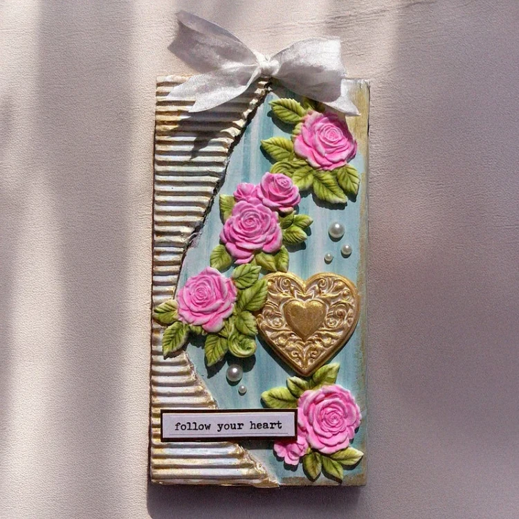 Foremka silikonowa Decorative Roses by Katy Sue CE0149-CS Cosmic Shimer