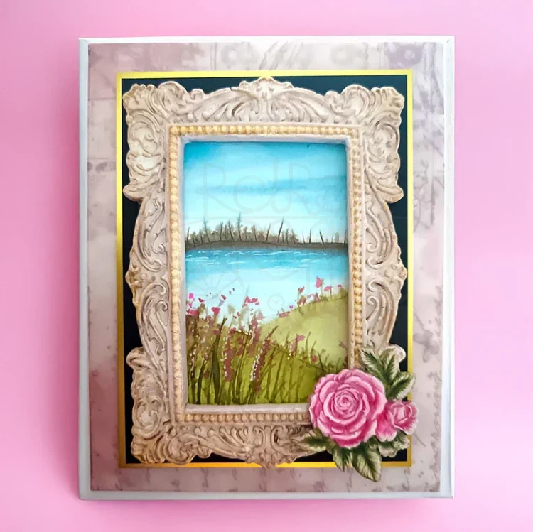 Foremka silikonowa Decorative Roses by Katy Sue CE0149-CS Cosmic Shimer