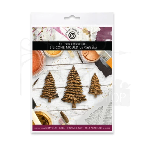 Foremka silikonowa Fir Trees Silhouettes by Katy Sue CE0052-CS Cosmic Shimer
