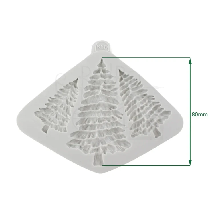 Foremka silikonowa Fir Trees Silhouettes by Katy Sue CE0052-CS Cosmic Shimer