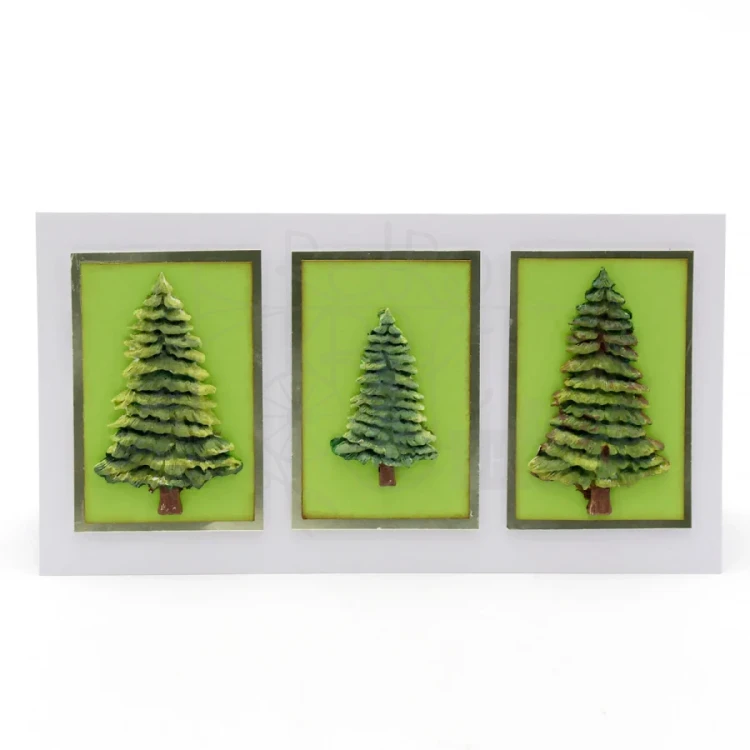 Foremka silikonowa Fir Trees Silhouettes by Katy Sue CE0052-CS Cosmic Shimer