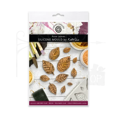Foremka silikonowa Rose Leaves by Katy Sue CE0050-CS Cosmic Shimer