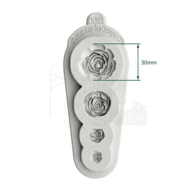 Foremka silikonowa 4 in 1 Roses by Katy Sue CA0034B-CS Cosmic Shimer