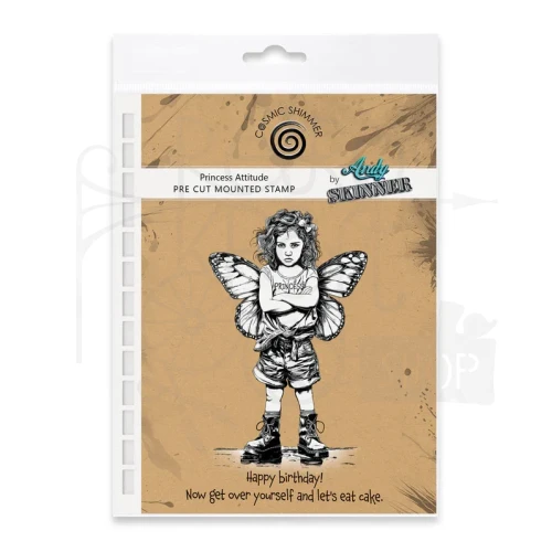 Stempel gumowy kauczukowy Princess Attitude by Andy Skinner 07-0077-AS Cosmic Shimer