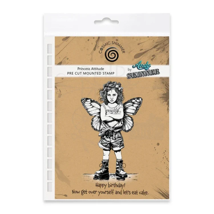 Stempel gumowy kauczukowy Princess Attitude by Andy Skinner 07-0077-AS Cosmic Shimer