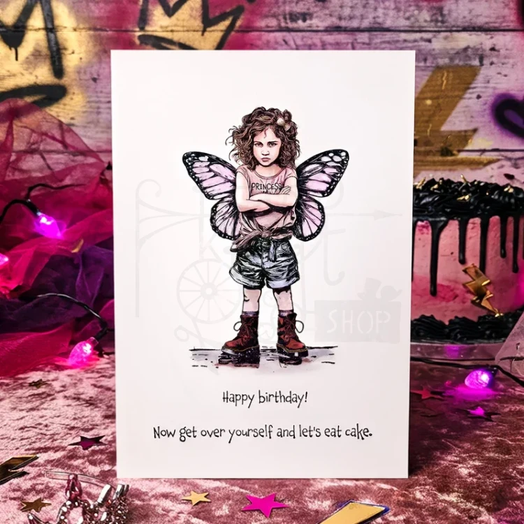 Stempel gumowy kauczukowy Princess Attitude by Andy Skinner 07-0077-AS Cosmic Shimer