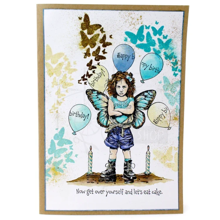 Stempel gumowy kauczukowy Princess Attitude by Andy Skinner 07-0077-AS Cosmic Shimer