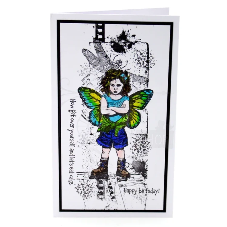 Stempel gumowy kauczukowy Princess Attitude by Andy Skinner 07-0077-AS Cosmic Shimer