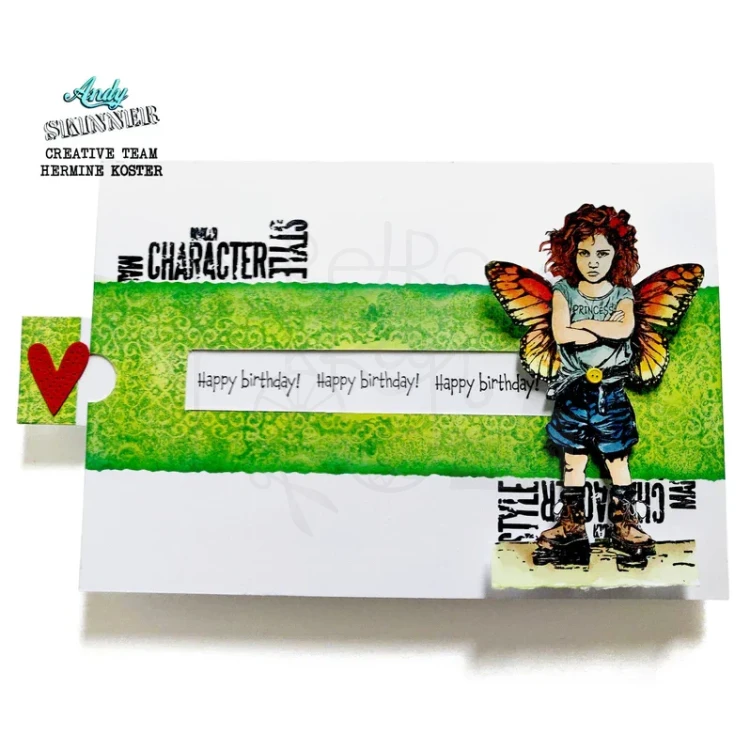 Stempel gumowy kauczukowy Princess Attitude by Andy Skinner 07-0077-AS Cosmic Shimer