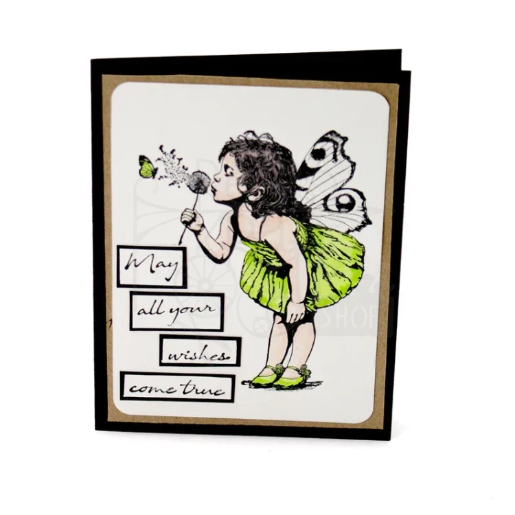 Stempel gumowy kauczukowy Make a Wish by Andy Skinner 07-0080-AS Cosmic Shimer