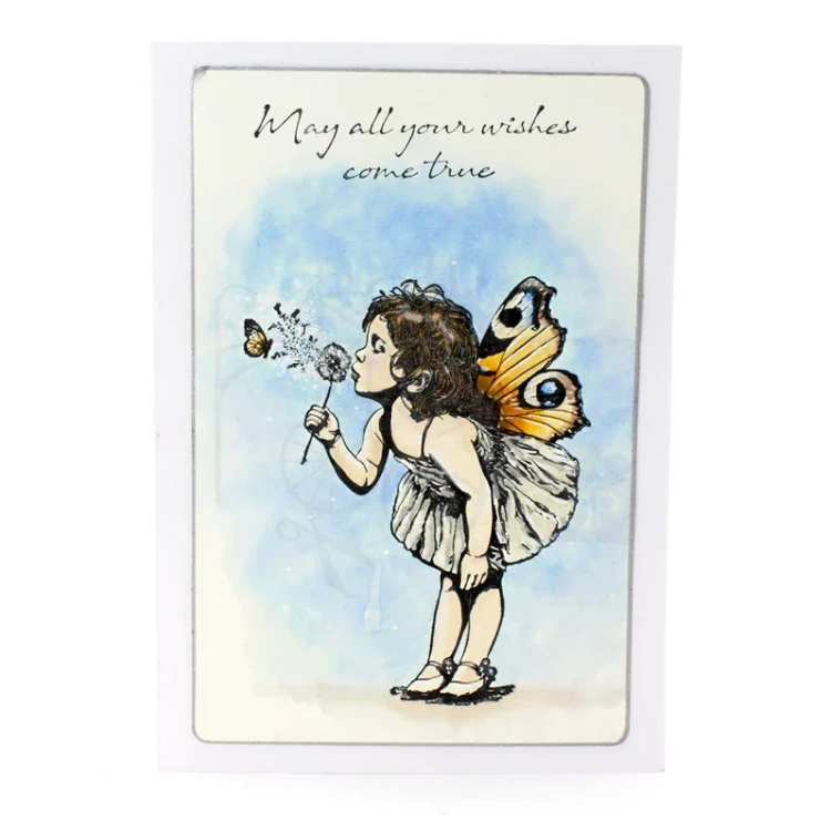 Stempel gumowy kauczukowy Make a Wish by Andy Skinner 07-0080-AS Cosmic Shimer