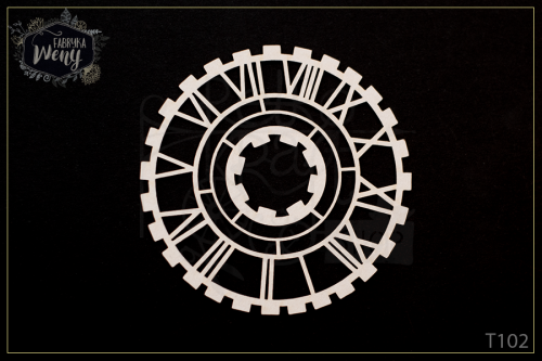 Tekturka Steampunkove Reniferove Zegar 11 cm Fabryka Weny