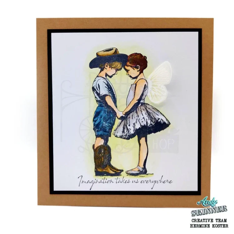 Stempel gumowy kauczukowy Imagination by Andy Skinner 07-0079-AS Cosmic Shimer